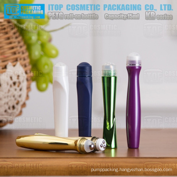 Delicate and cute high quality OEM available wide application plastic cosmetics essence roll-on bottle
